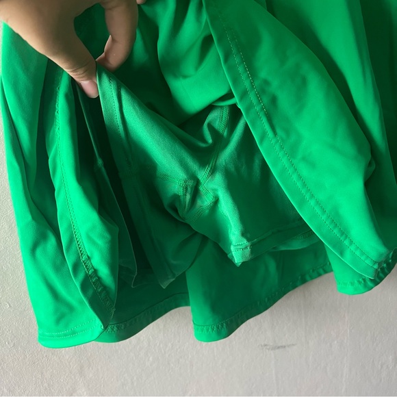 GB Green Active Seamed Bodice Pull-On Mini Tennis Dress Size Large - Picture 4 of 8